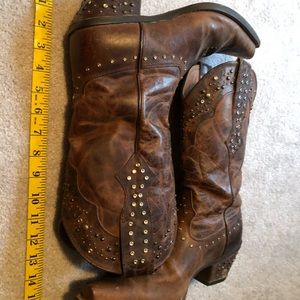 Studded cowboy boots